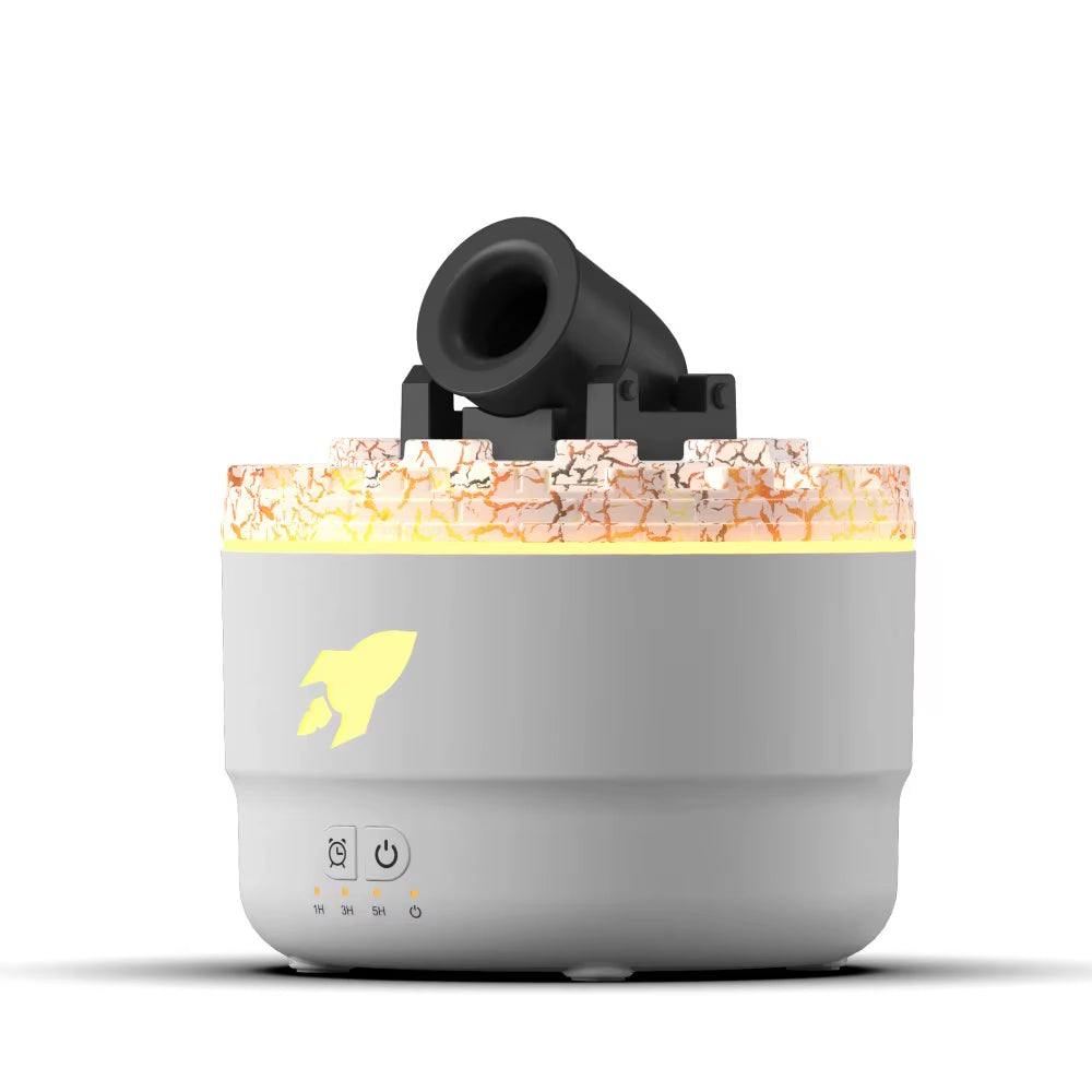Multicoloured Desktop Decorative Lamp with Air Humidifier Jellyfish Spray Diffuser 3-Speed Timer Essential Oil Aroma Machine