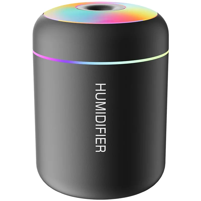 Mini Air Humidifier USB Electric 180ML Aroma Diffuser Essential Oil Purifier Aromatherapy Mist Maker Lights for Car Home Bedroom