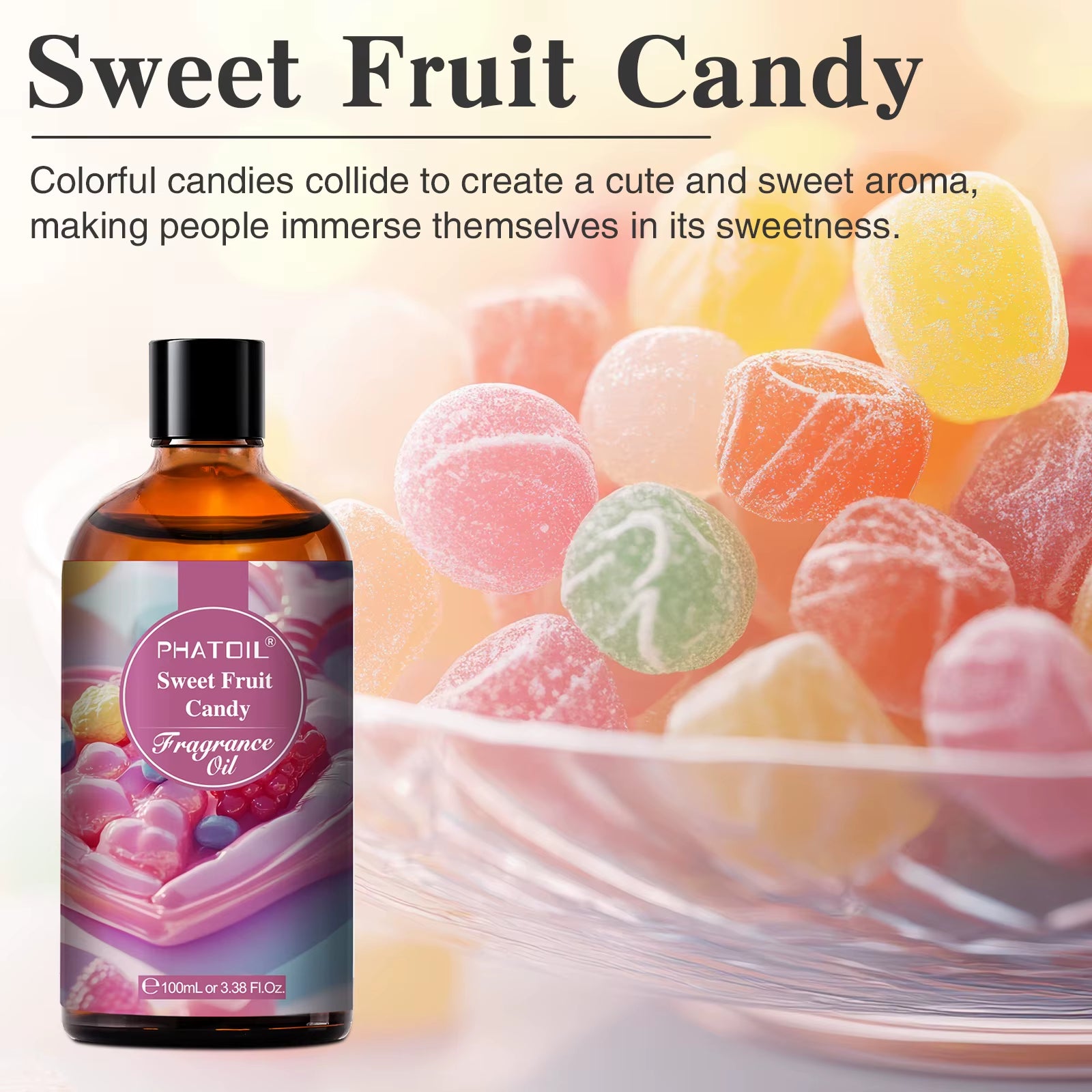 100ML with Dropper Fragrance Oil for Diffuser Fruit Carnival Almond Vanilla Golden Vintage No.1 Lucifer'S Letter Oils